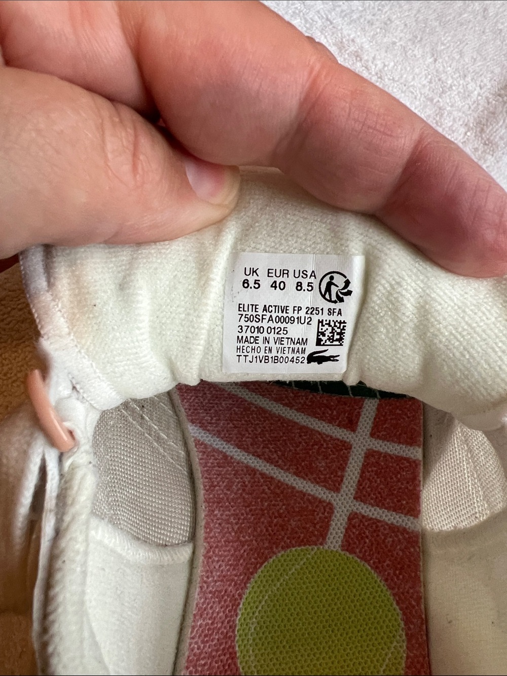 Lacoste | Elite Active FP W8.5 Sneaker - Picture 6 of 6